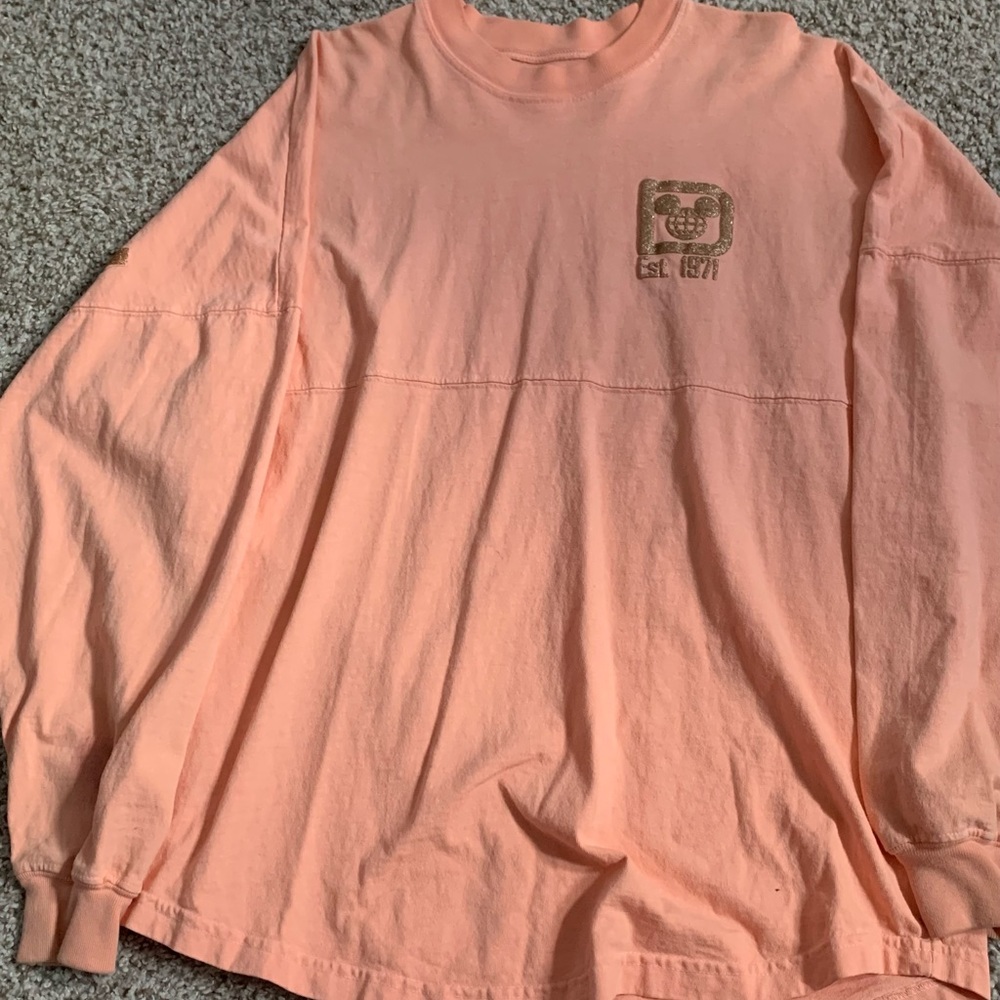 Salmon/ Light Pink Disney World Spirit Jersey - Picture 2 of 4